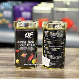 غذا ماهی کالر ویدو اوشن فری بسته 95 گرمی Ocean free super neo-glo fish flakes