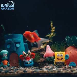 ست فیگورهای آکواریومی باب اسفنجی