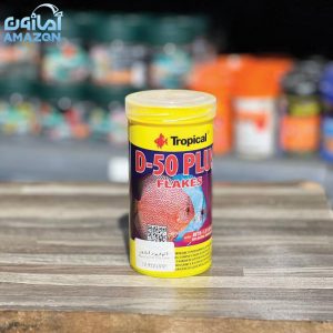 غذای پولکی تقویت‌کننده رنگ مخصوص دیسکس 250میلی Tropical D-50 Plus Flakes